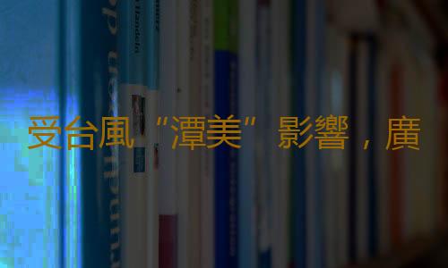 受台風“潭美”影響，廣鐵部分列車調整運行區段或停運