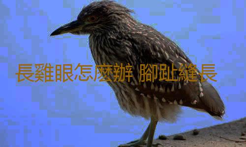 長雞眼怎麽辦 腳趾縫長它摸一下就疼得不行